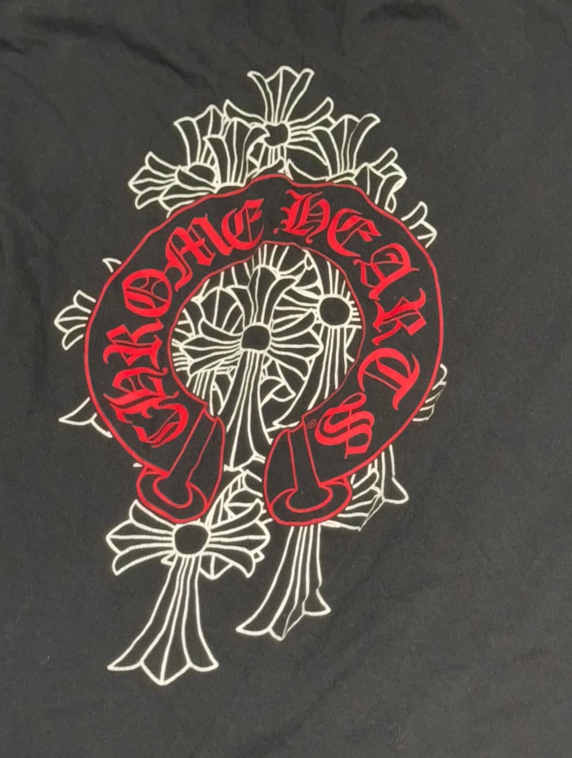 (M) 크롬하츠 레드 홀스슈 롱슬리브 상품이미지3