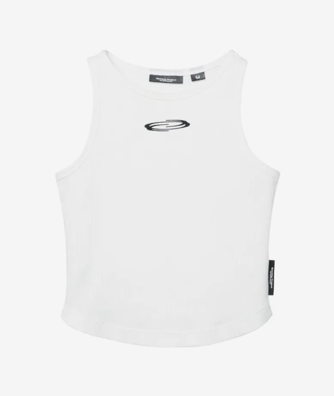 오프닝프로젝트 W Symbol Tank Top White 상품이미지1