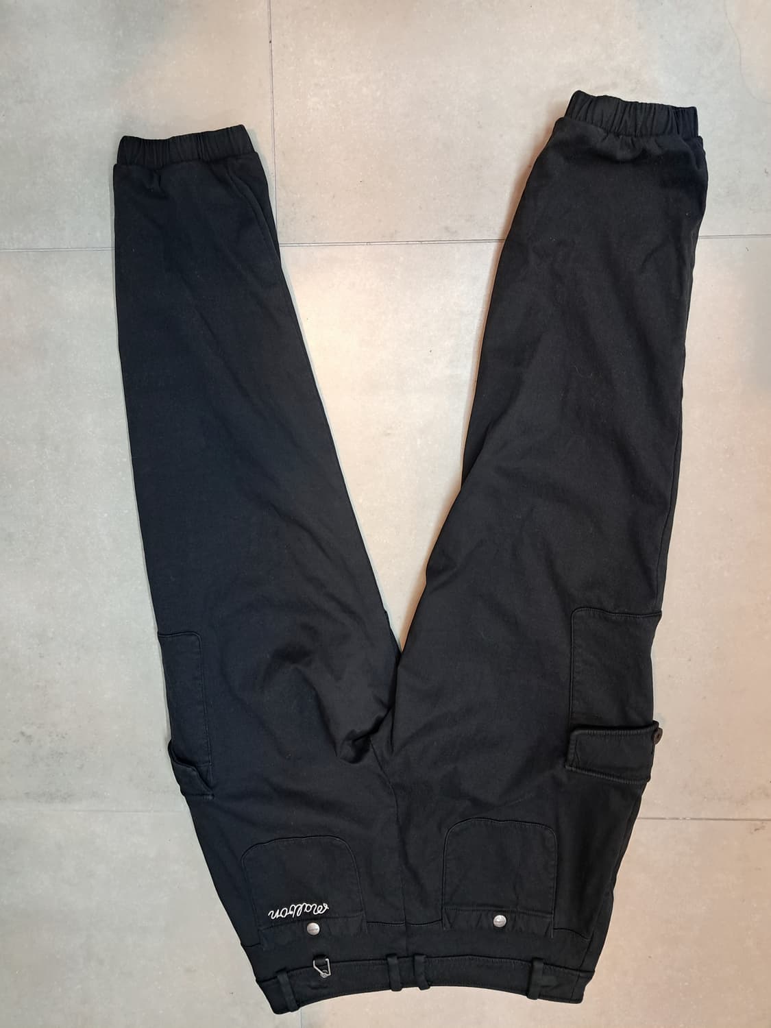 말본 블랙 카고 조거 팬츠 상품이미지2