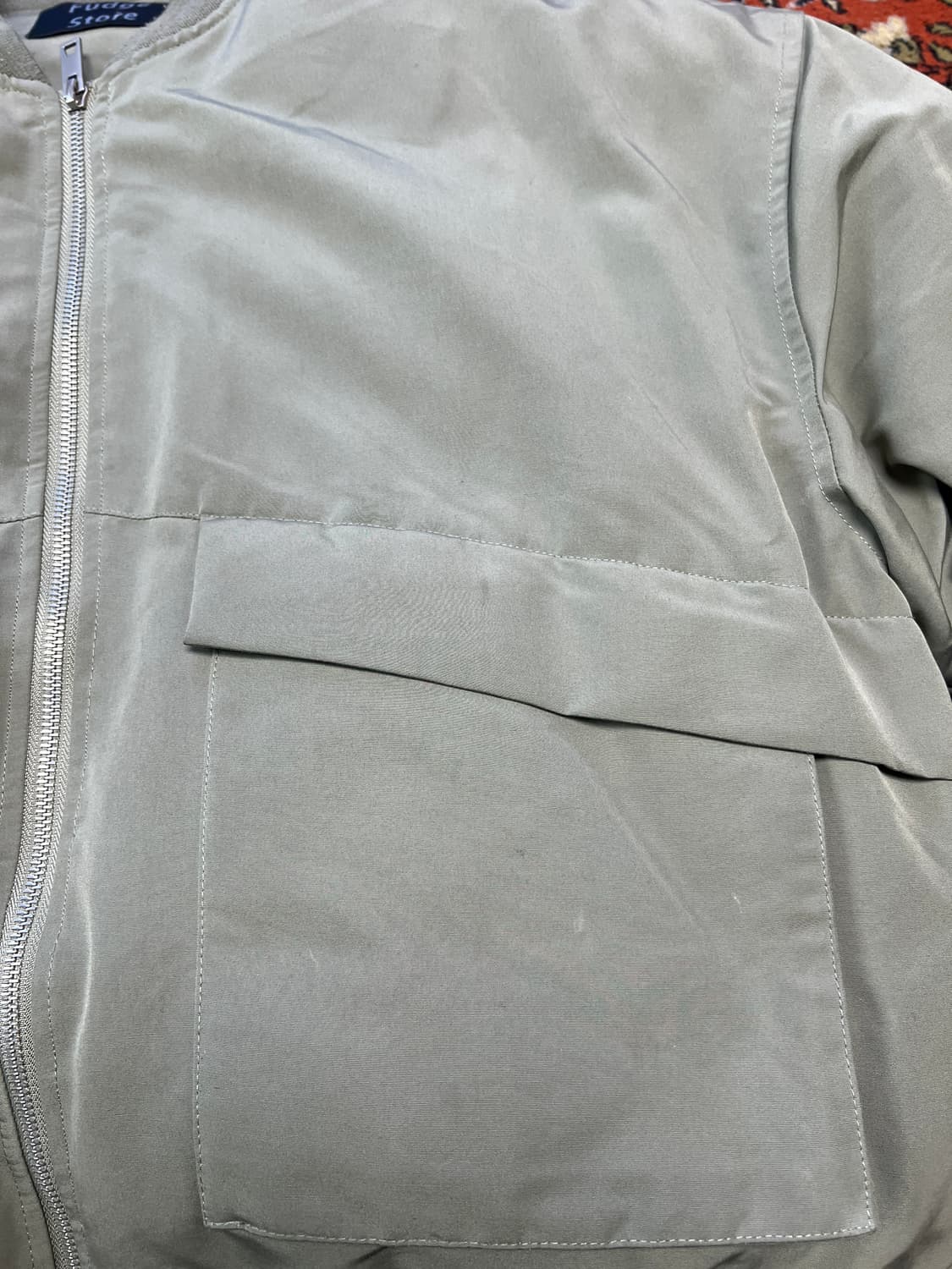 [M] 라퍼지스토어 카키 헤비 항공점퍼 상품이미지5