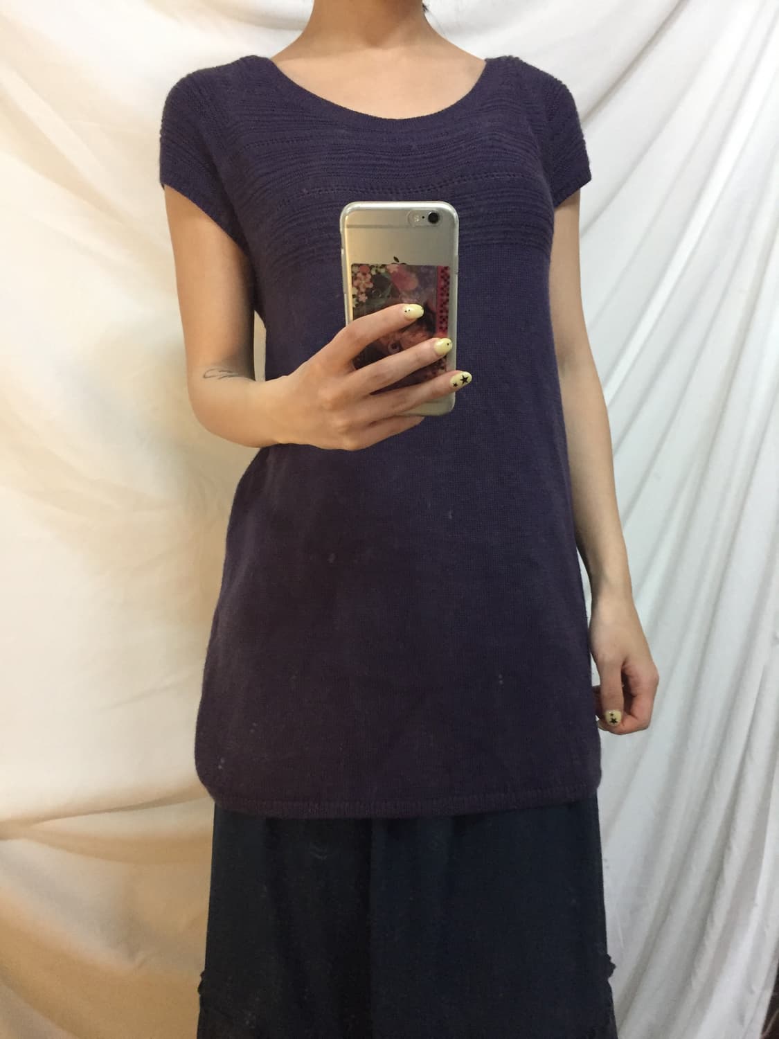 레이어드 보라 원피스 상품이미지7