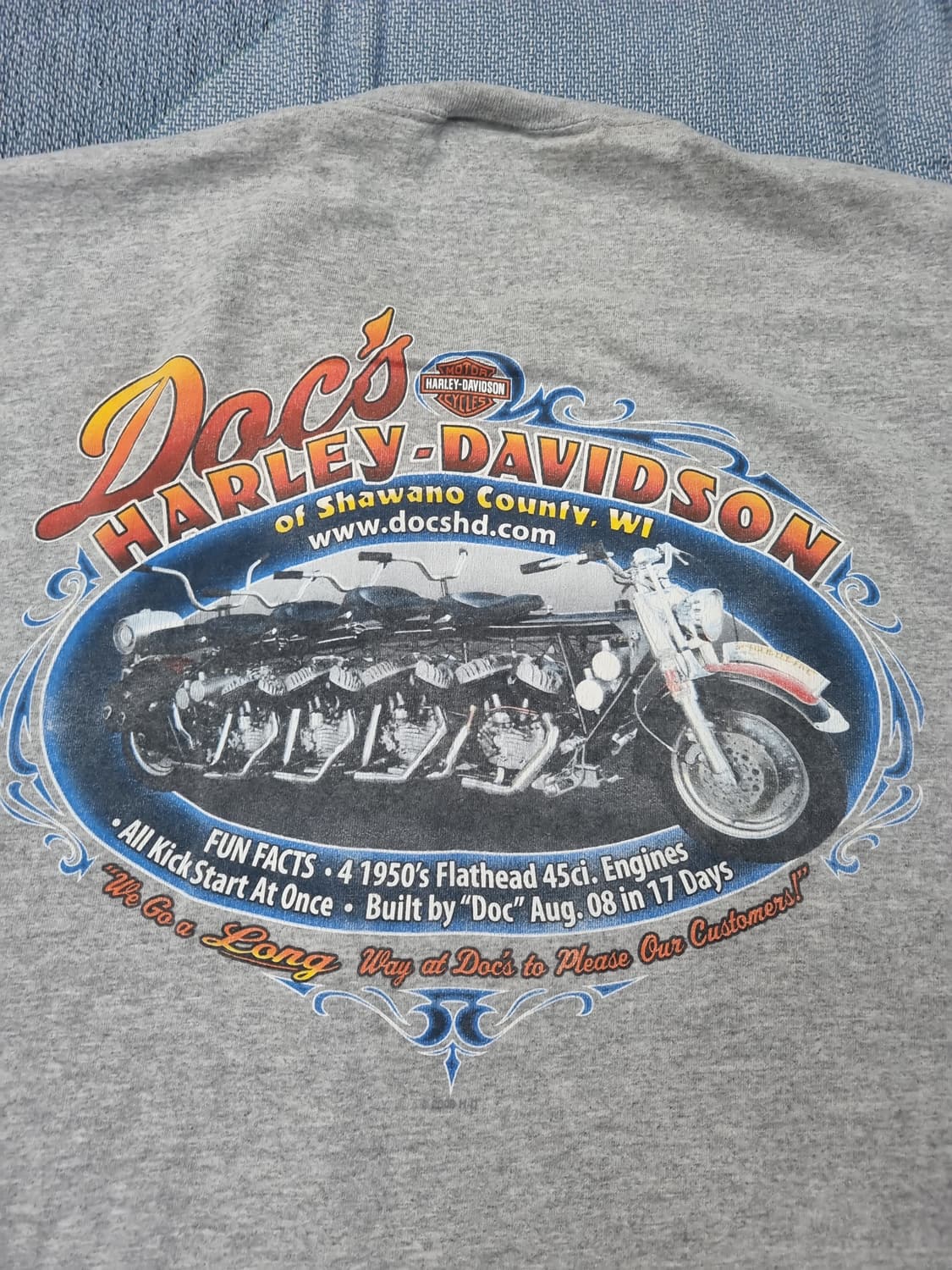 할리데이비슨 빈티지 티셔츠 (HARLEY-DAVIDSON) 상품이미지5