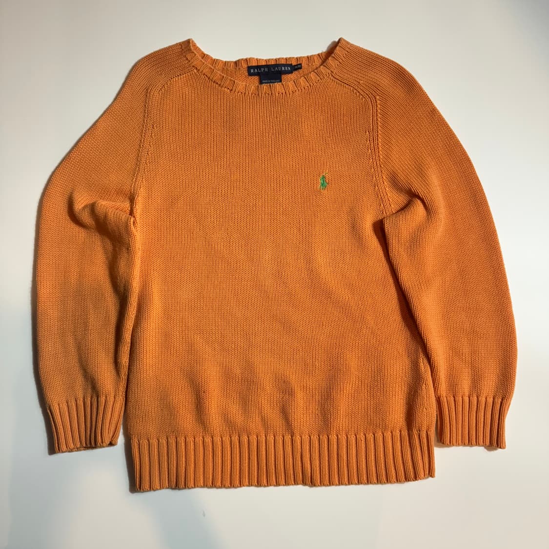 폴로 랄프로렌 오렌지 니트 스웨터 상품이미지1