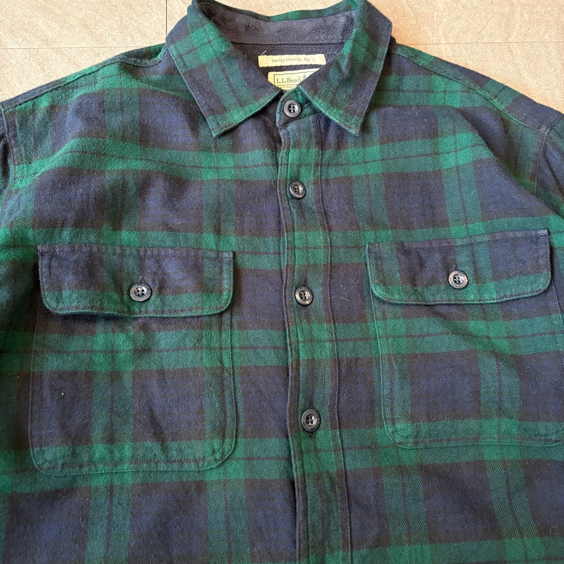 L.L.bean 정품 엘엘빈 체크 내피 셔츠 상품이미지5