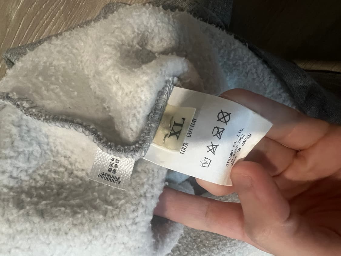 휴먼메이드 후드 그레이 XL 상품이미지4