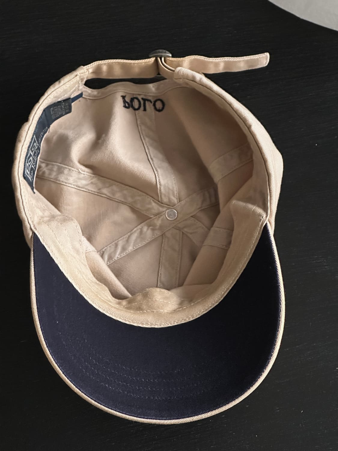 폴로 랄프로렌 베이지 볼캡 상품이미지2