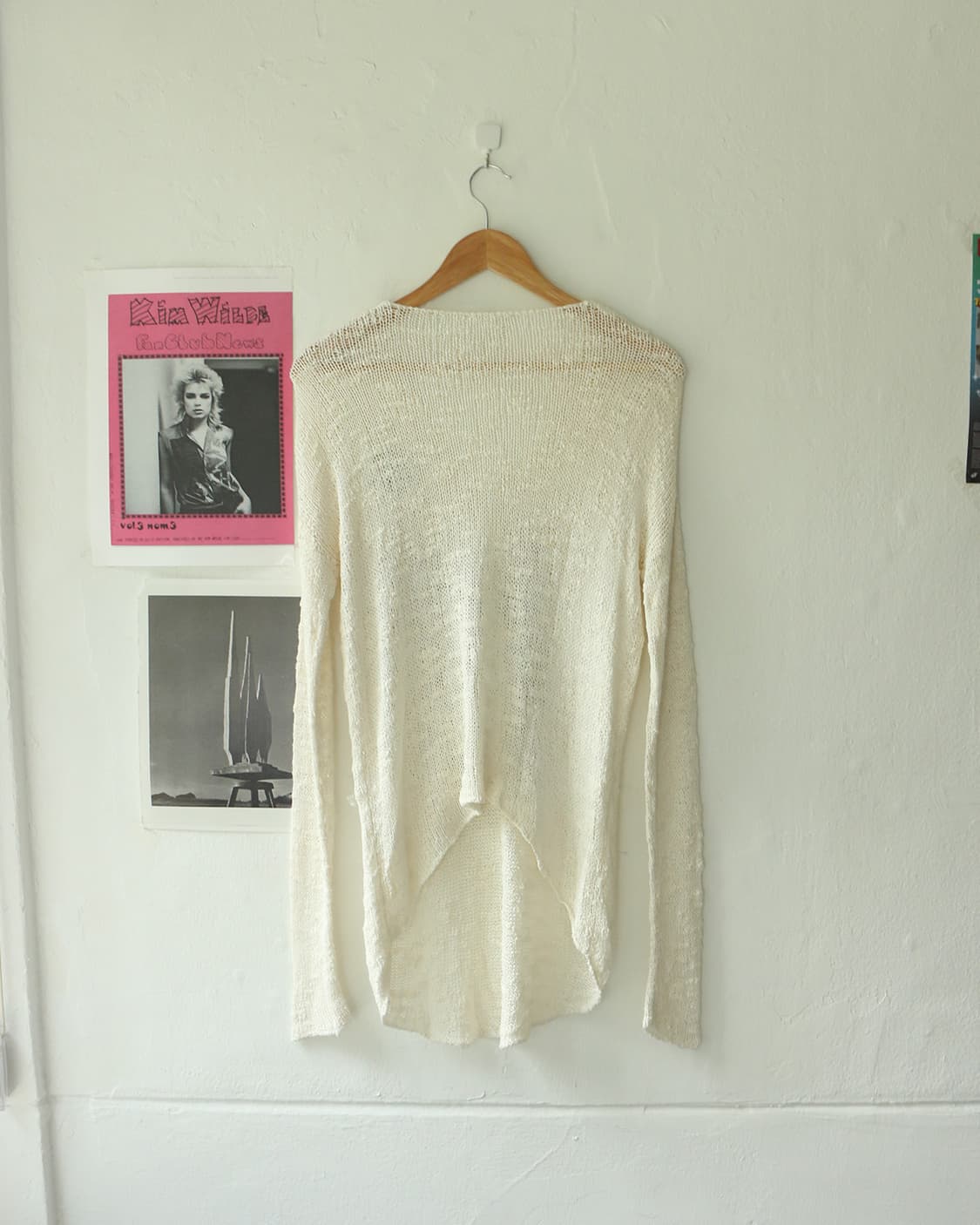 헬무트랭 아이보리 브이넥 롱슬리브 니트 상품이미지5