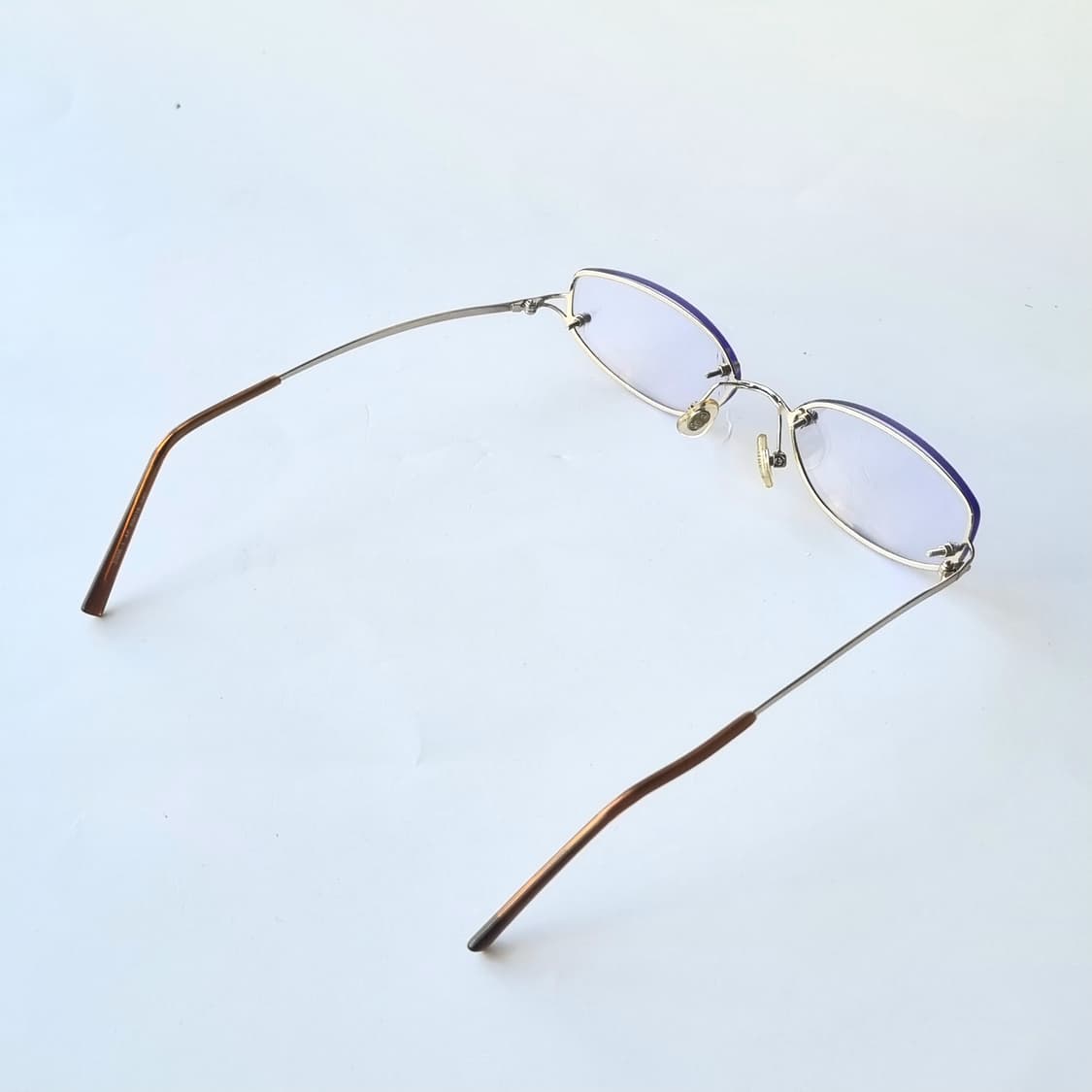 데드스탁 Y2K 긱시크 오벌 무테 안경테 761 상품이미지5