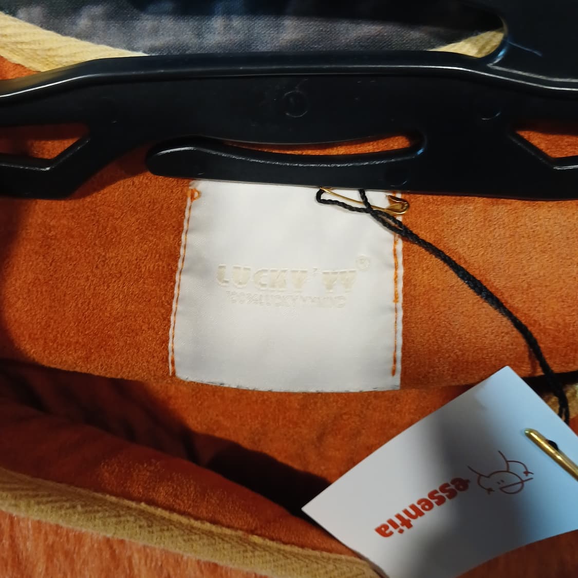 플리스 가디건 오렌지 상품이미지3