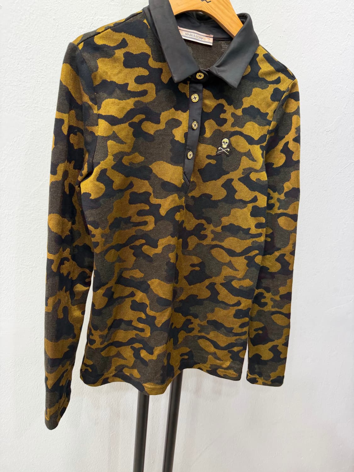 정품) 마크앤로나 여성 카모플라쥬 카라 티셔츠 S 상품이미지2