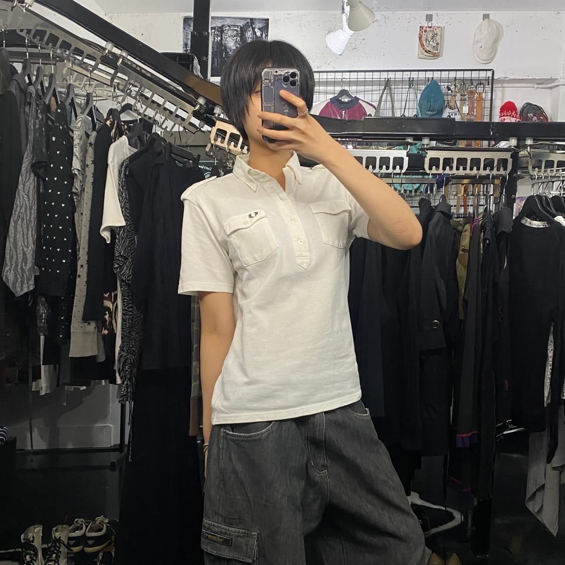 Fred Perry 견장 디테일 포켓 반팔 티셔츠 상품이미지9