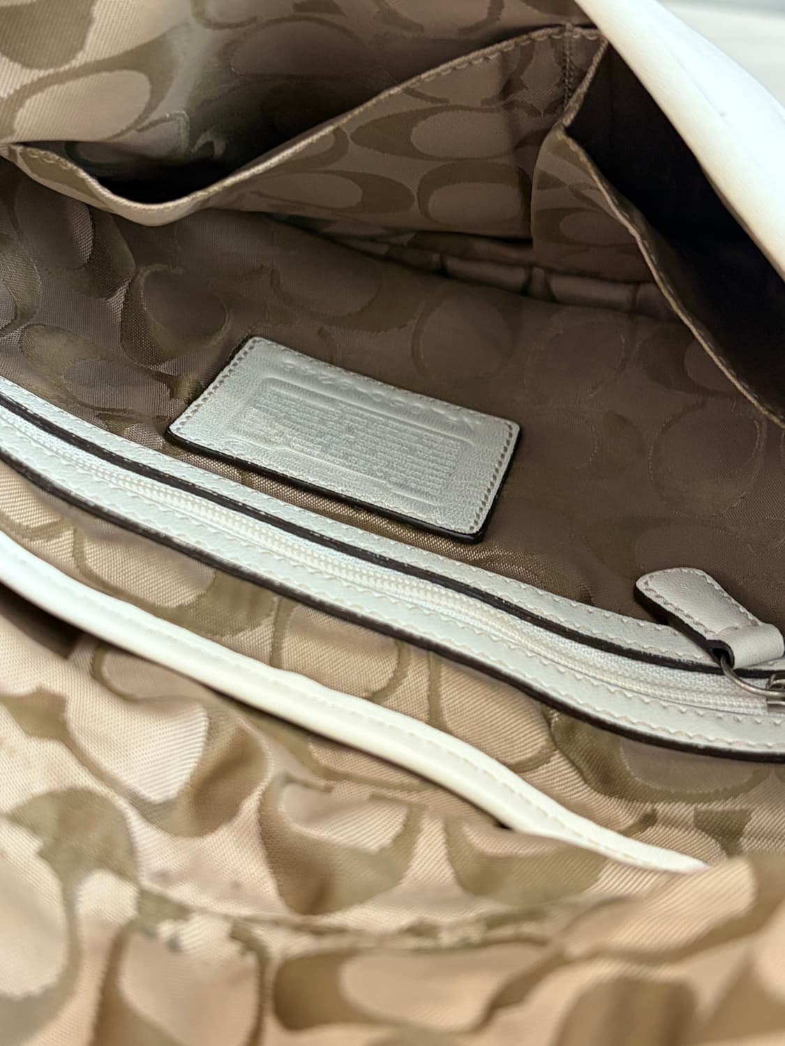 [Coach] 빈티지 소호백 화이트 상품이미지10