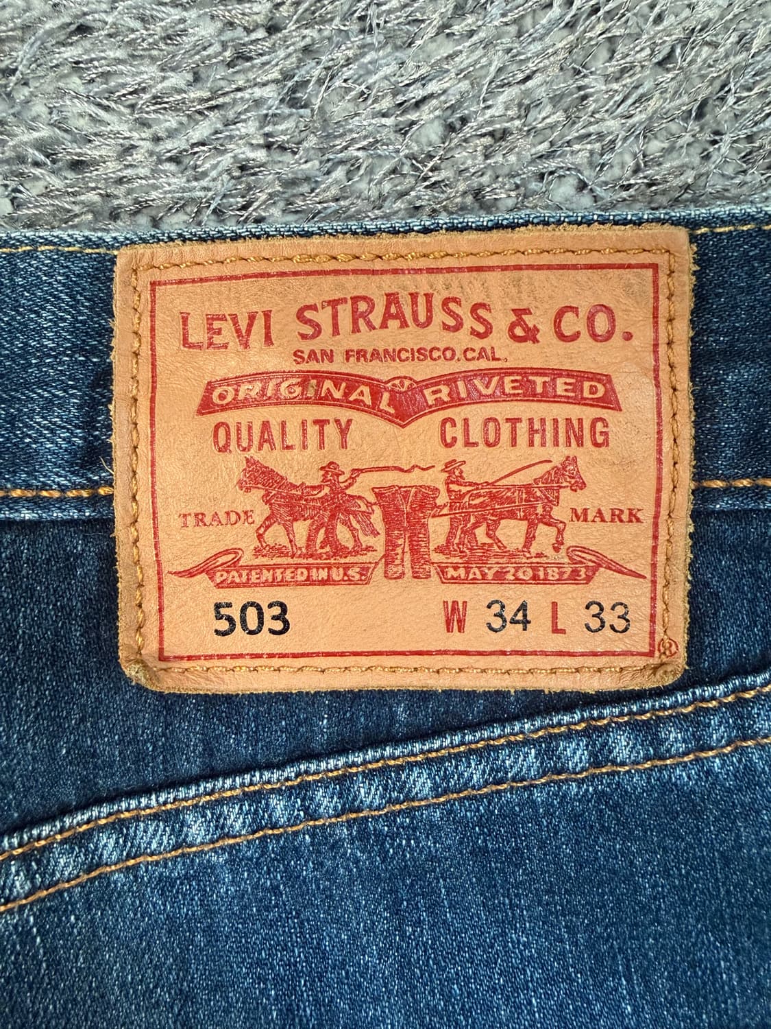 90s Levis 503 스트레이트 리바이스 데님 팬츠 상품이미지8