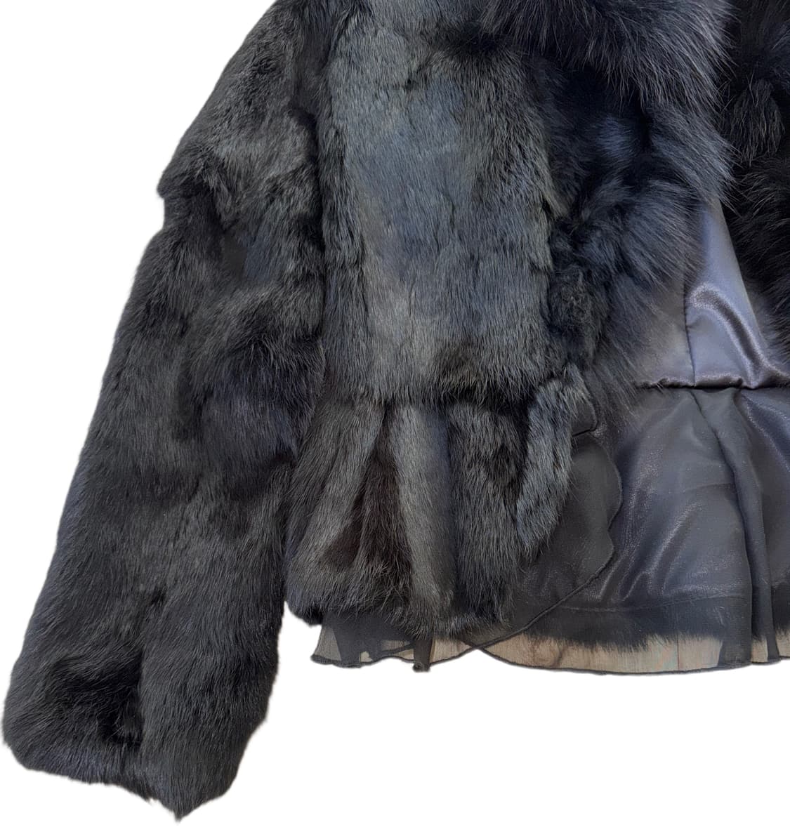 오네갸루 밍크퍼 숏자켓 상품이미지3