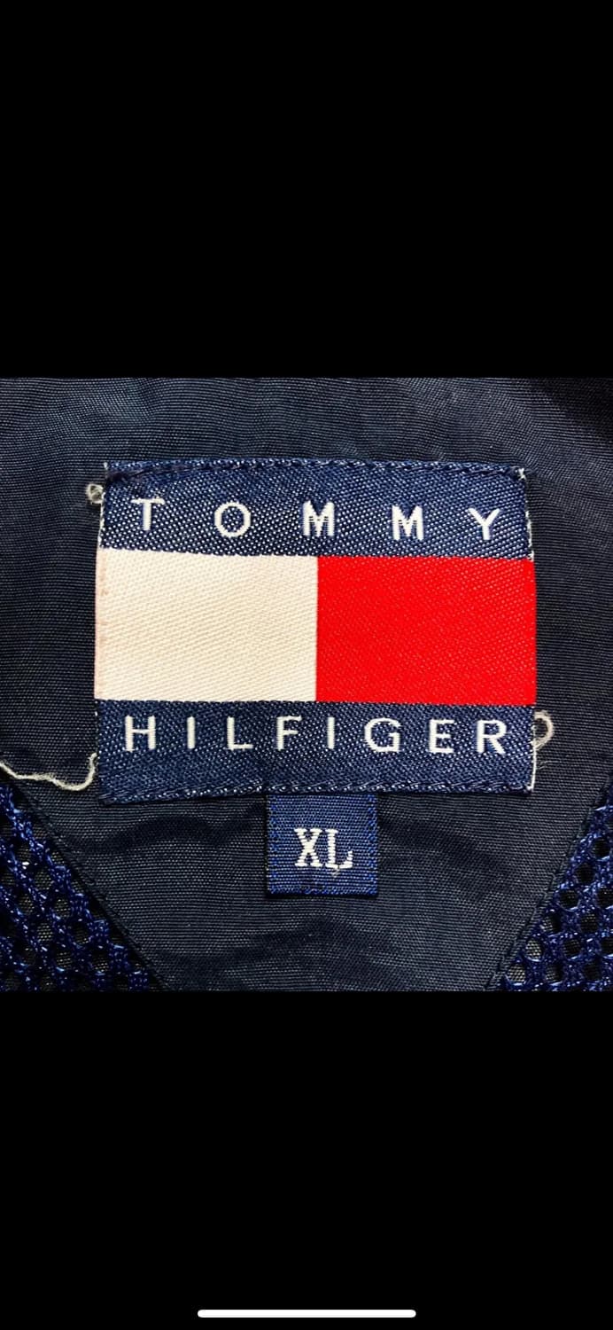 올드스쿨 타미힐피거 네이비 바람막이 자켓 xl 상품이미지4