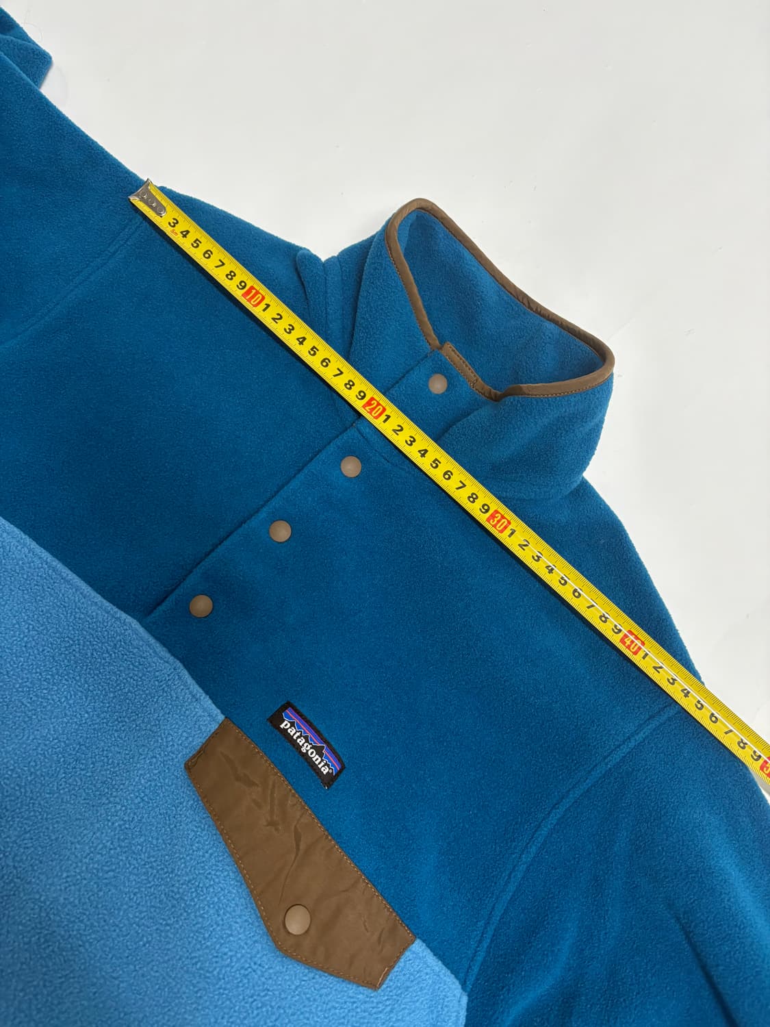 트래비스스캇)파타고니아 신칠라 스냅티 블루 멘즈S 상품이미지9