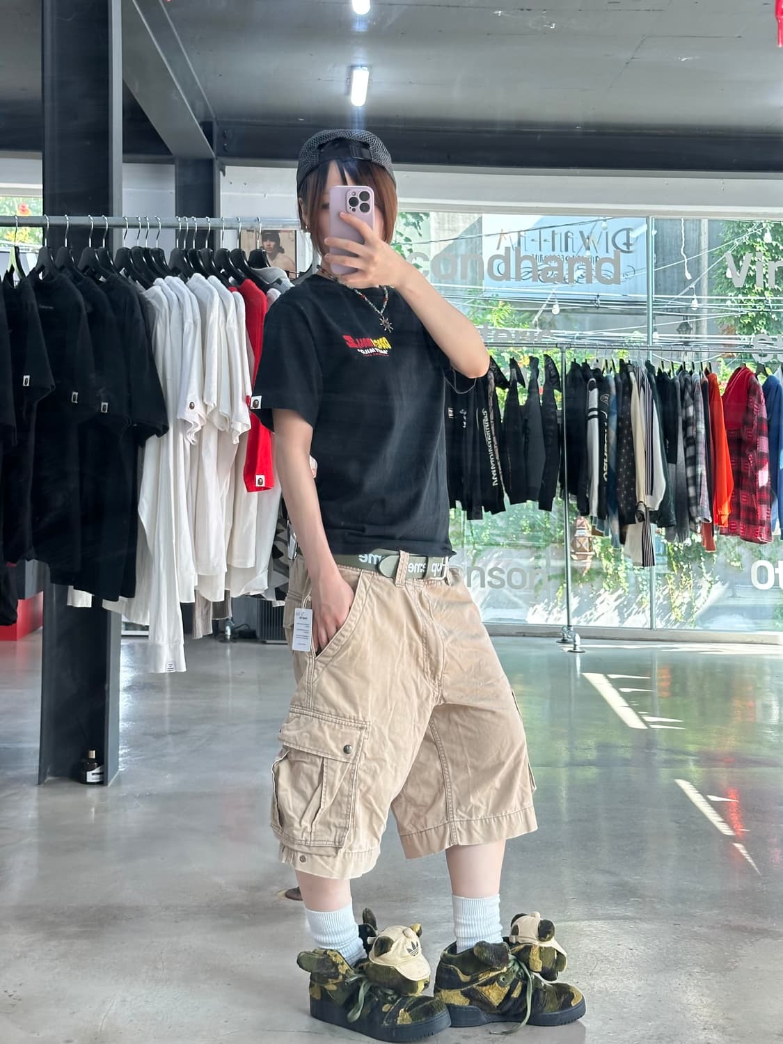 베이프 x 드래곤볼 Z 베이비마일로 반팔티셔츠 상품이미지2
