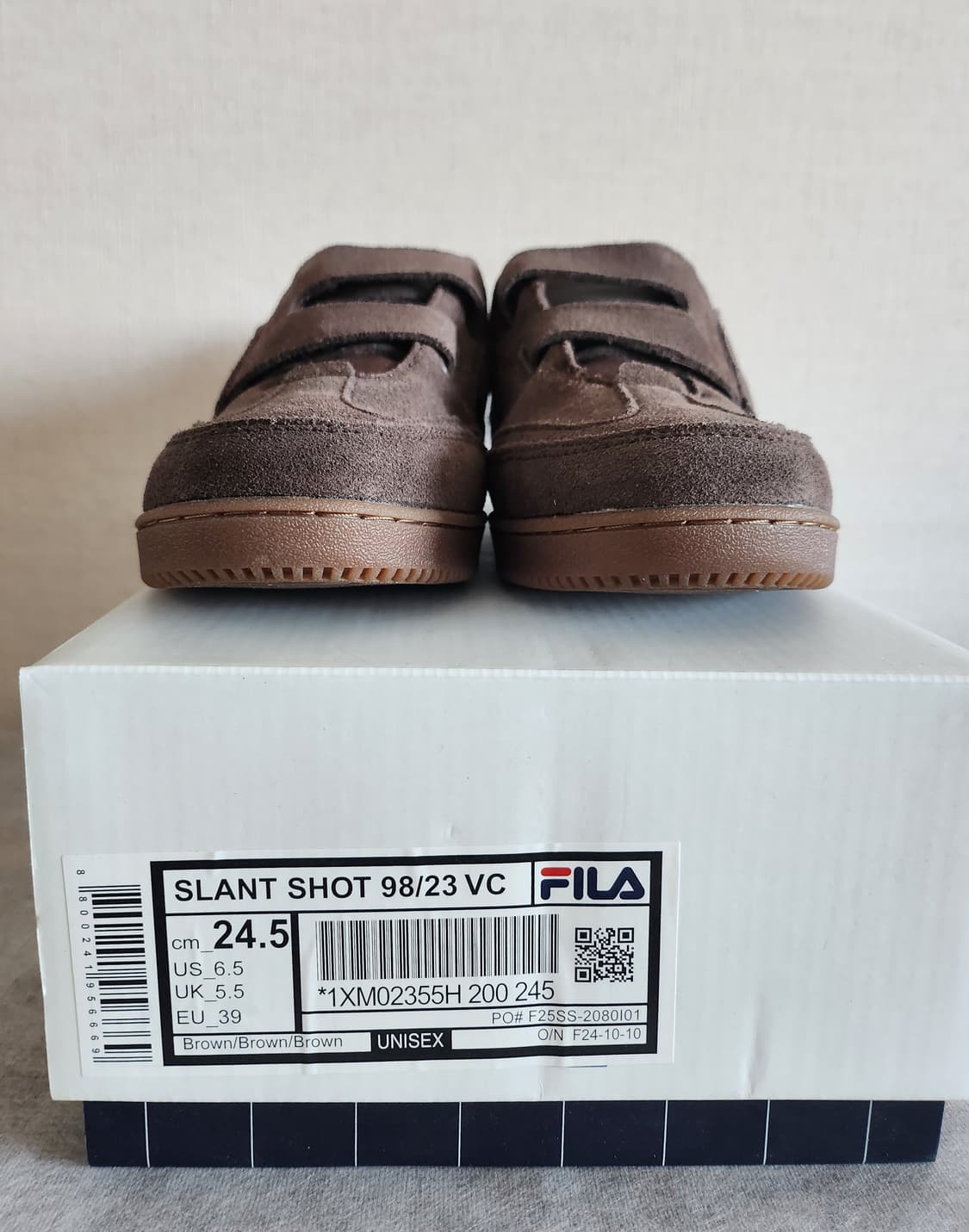 (245) 새상급 휠라 슬랜트샷 브라운 상품이미지5