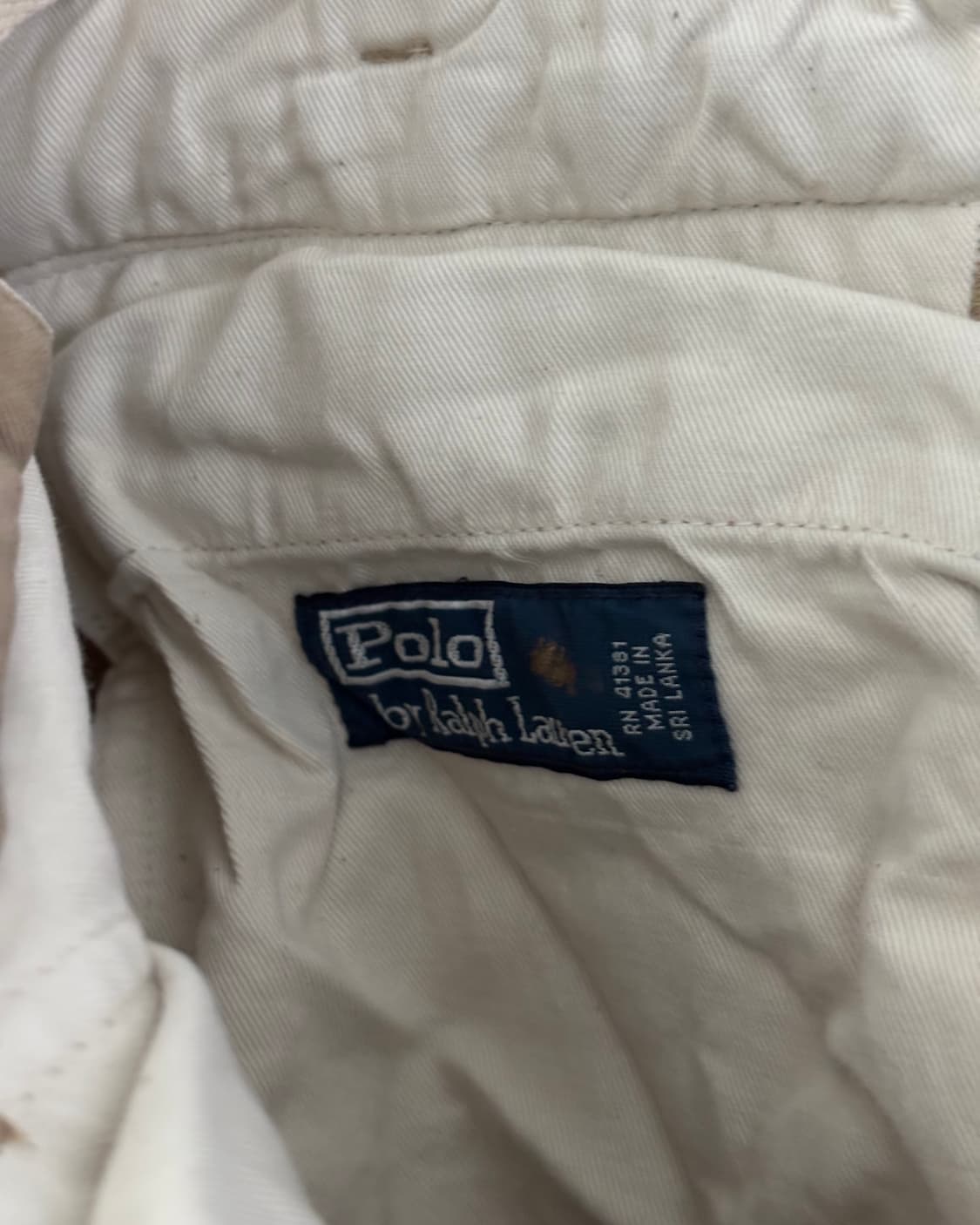Polo 폴로 랄프로렌 베이지 코튼 카고 팬츠 상품이미지7