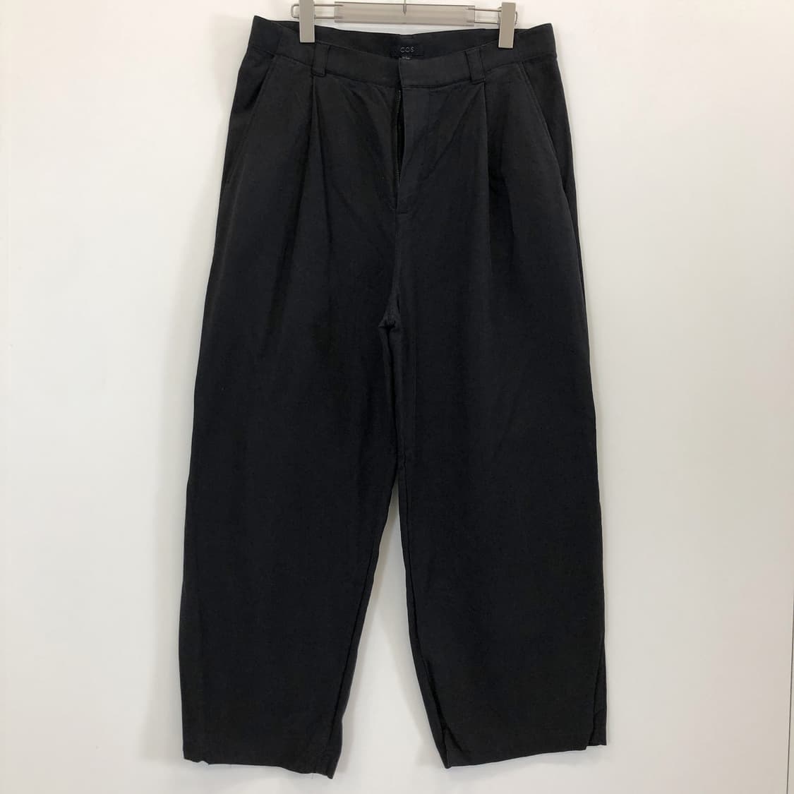 COS 코스 와이드 블랙 치노팬츠 34 인치  상품이미지1
