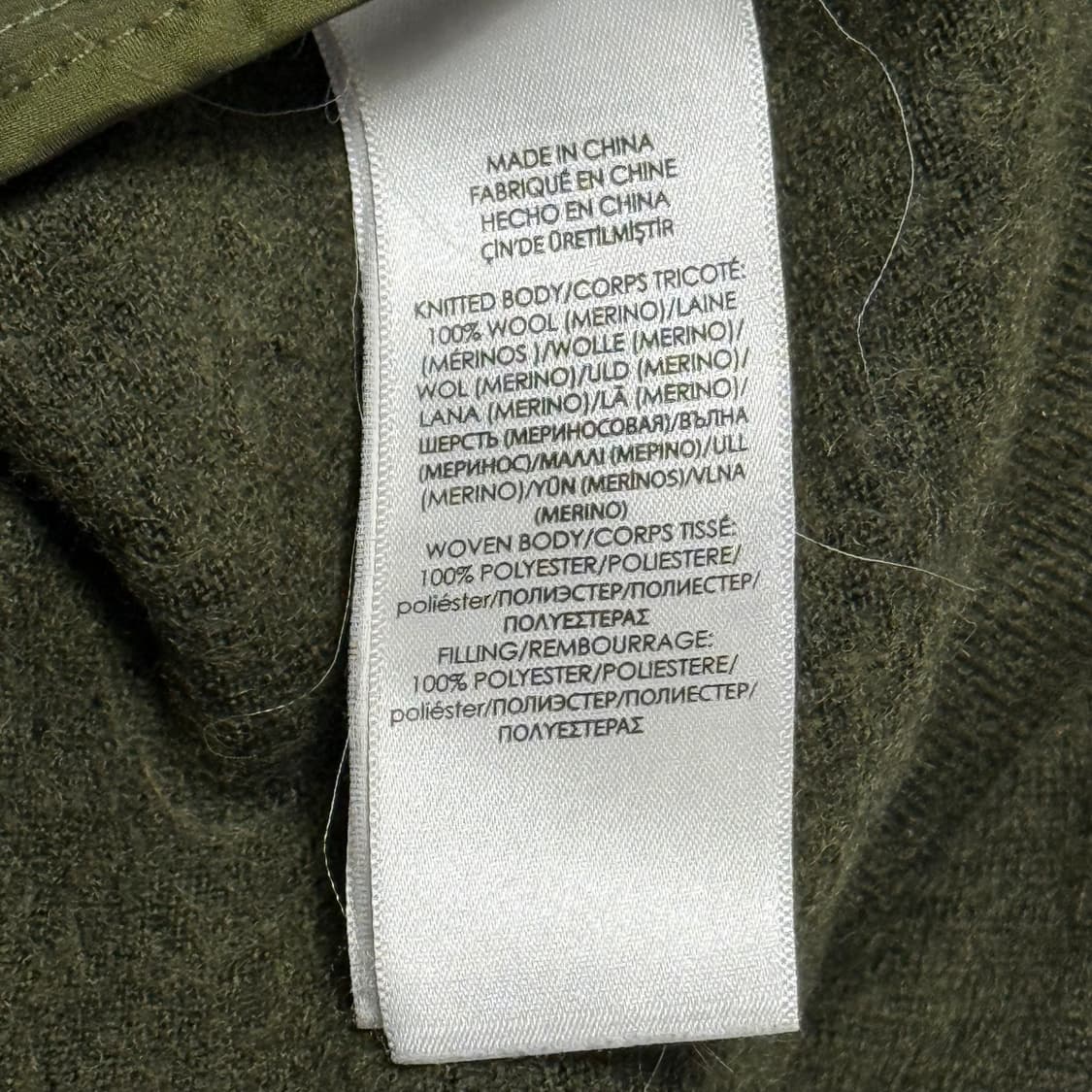 XXL 폴로랄프로렌 골프 올리브 그린 니트 경량 패딩 상품이미지5