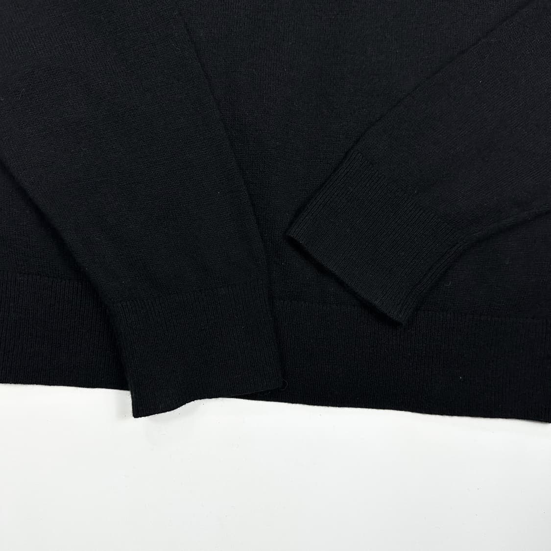 타미힐피거 플래그 램스울 블랙 니트 (S) 상품이미지4