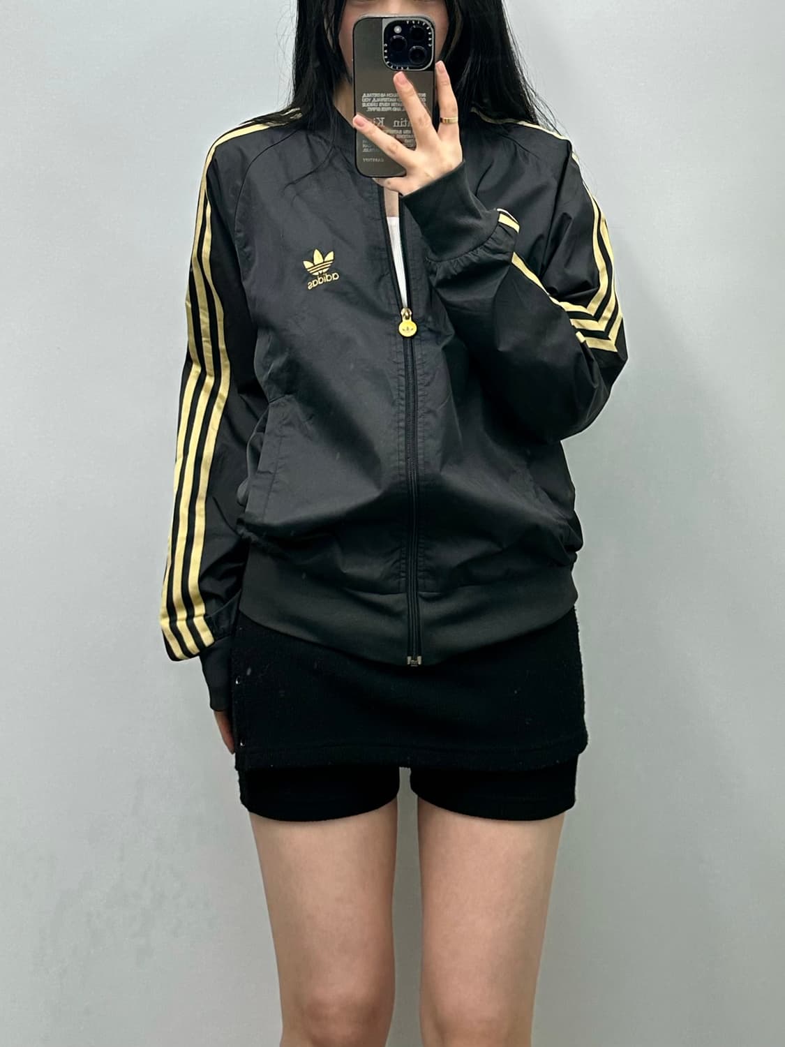 아디다스 파이어버드 검골 블랙 바람막이 상품이미지1