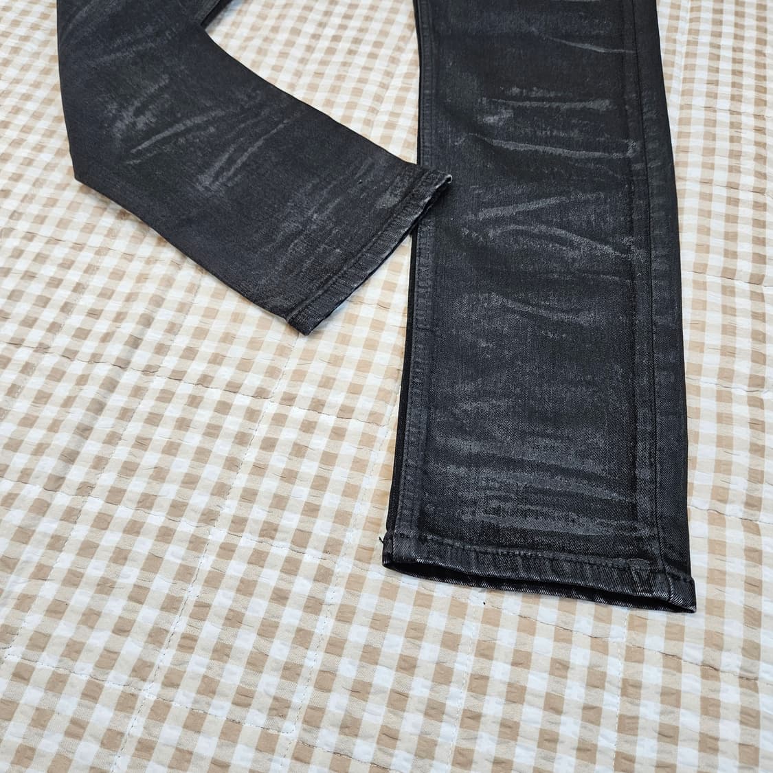 앤듀 스키니핏 워싱 청바지 난자32 상품이미지4