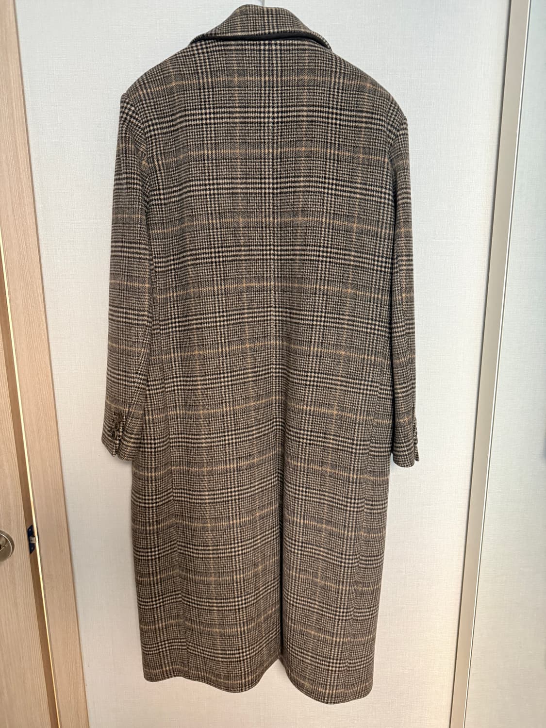 디앤써 울 체크코트(46사이즈) 상품이미지2