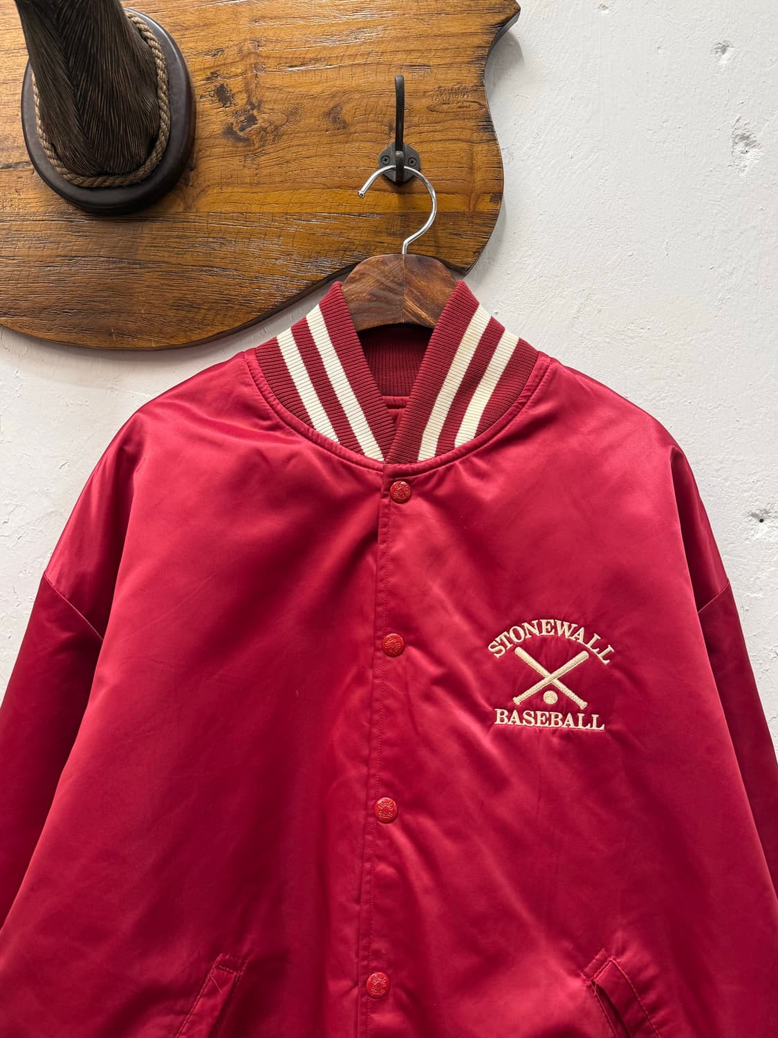 XL) 90s USA BIRDIE Vintage Nylon Varsity 상품이미지2