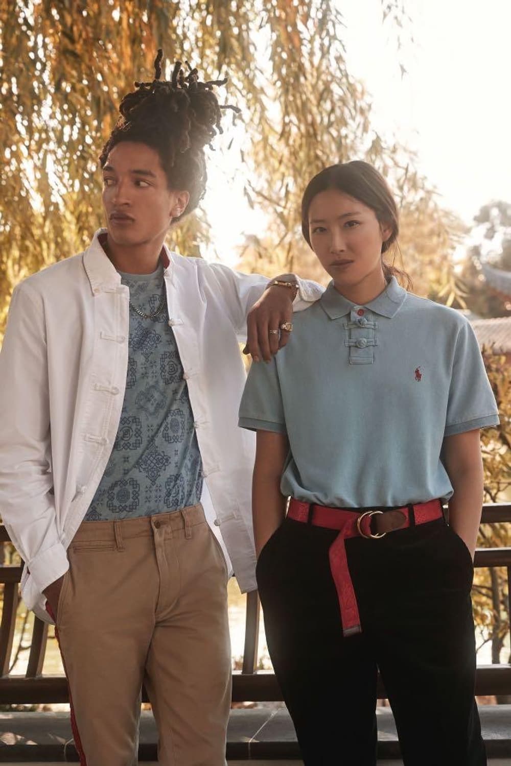 폴로 랄프로렌 clot 차이나 칼라 반팔 폴로셔츠 상품이미지3