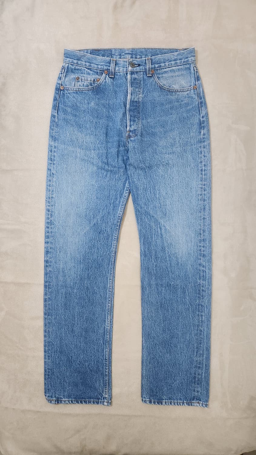 80s 빈티지 USA Levi's 리바이스 501 중청 W33 L32 상품이미지1