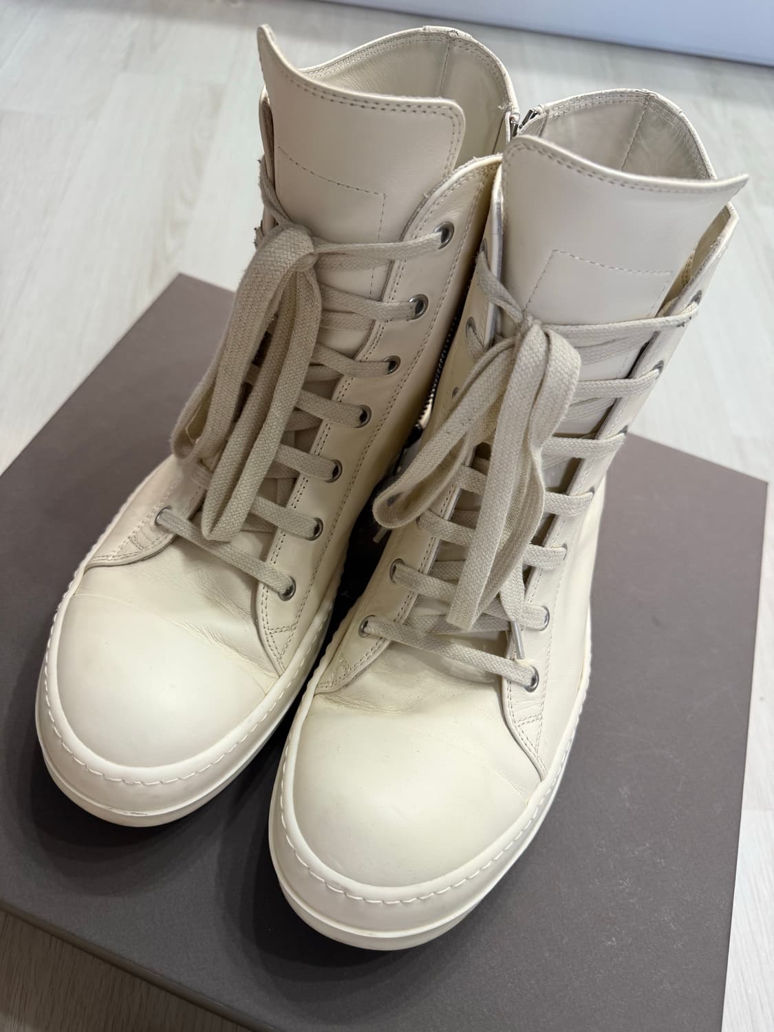 릭오웬스 라몬즈 릭컨 컨버스 밀크 41 상품이미지1