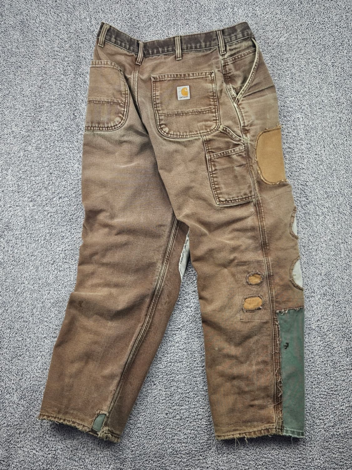 칼하트 덕캔버스 카펜터 워크 팬츠 리페어커스텀 (33X32)/ 11755 상품이미지3