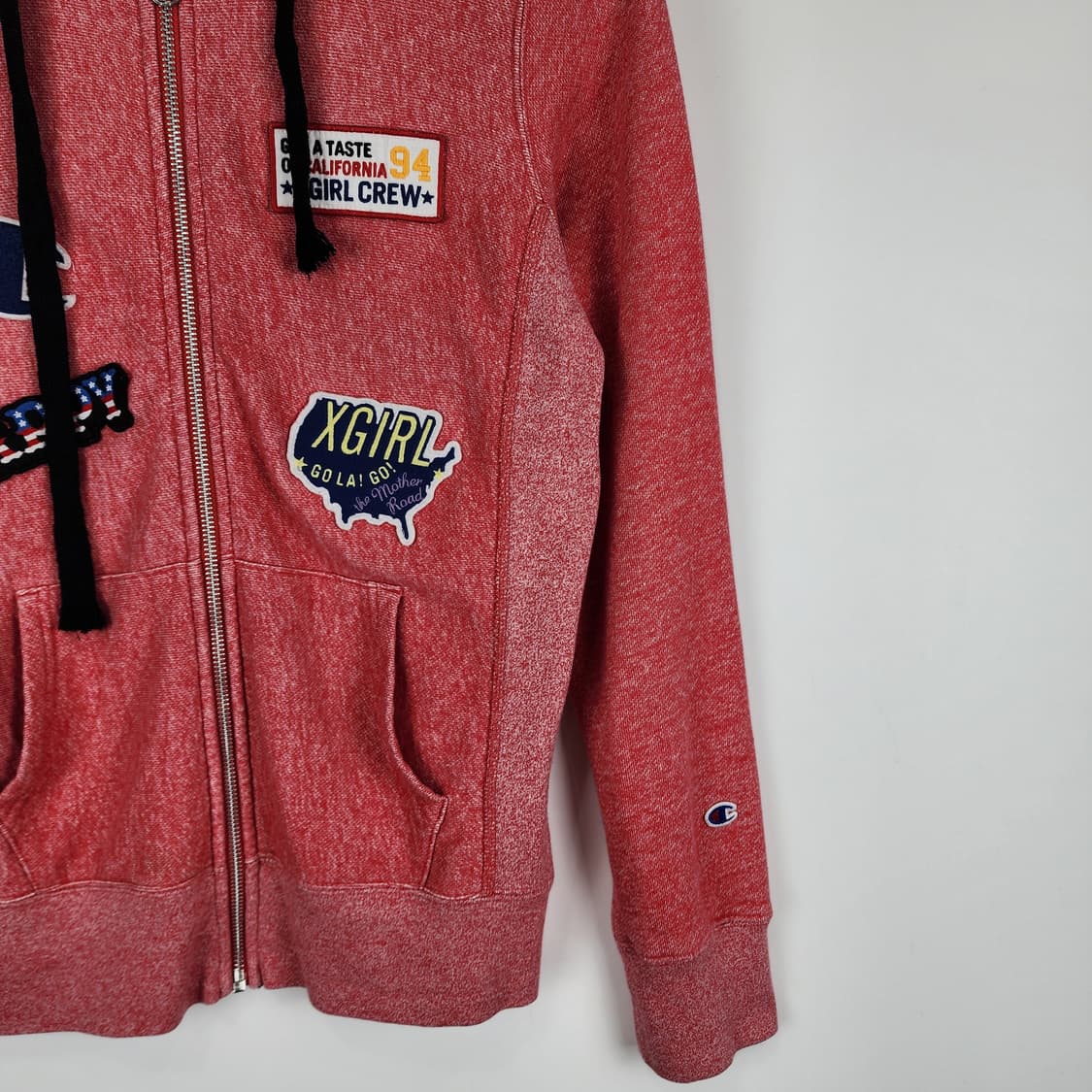 X GIRL×Champion 후드집업 상품이미지4