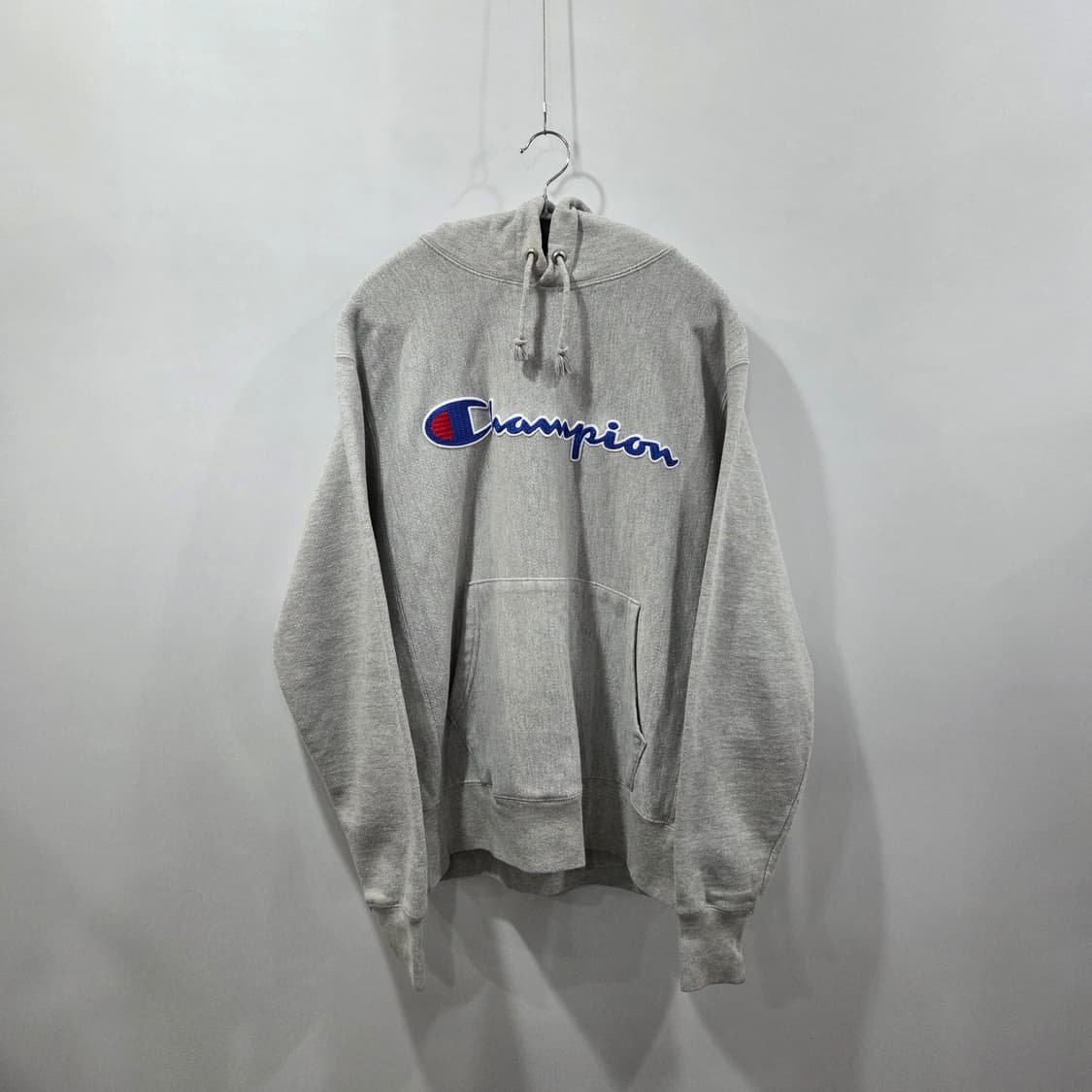 챔피온 블루택 리버스위브 자수로고 기모 후드티 M 상품이미지1