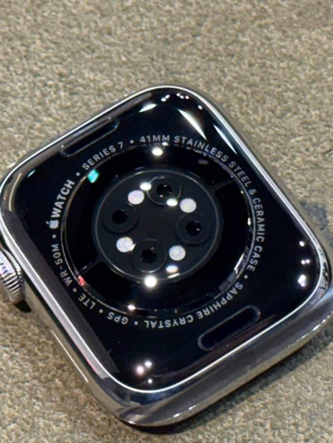 애플워치7 실버 스테인리스 41mm 판매합니다. 상품이미지2