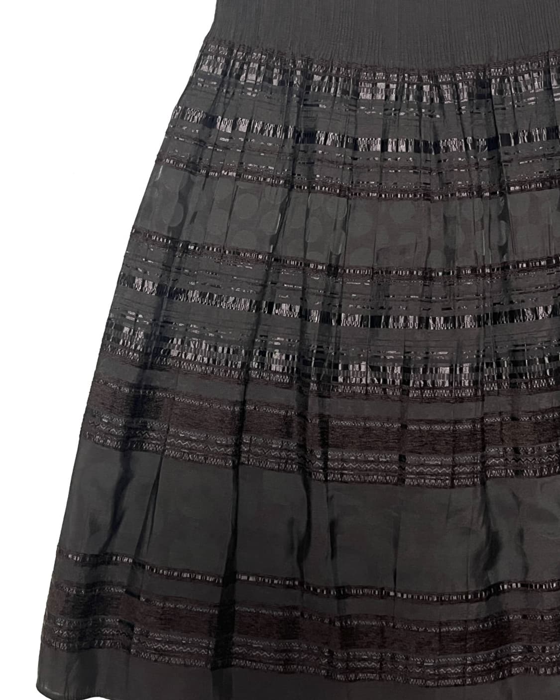 Dots&lace brown skirt 상품이미지2
