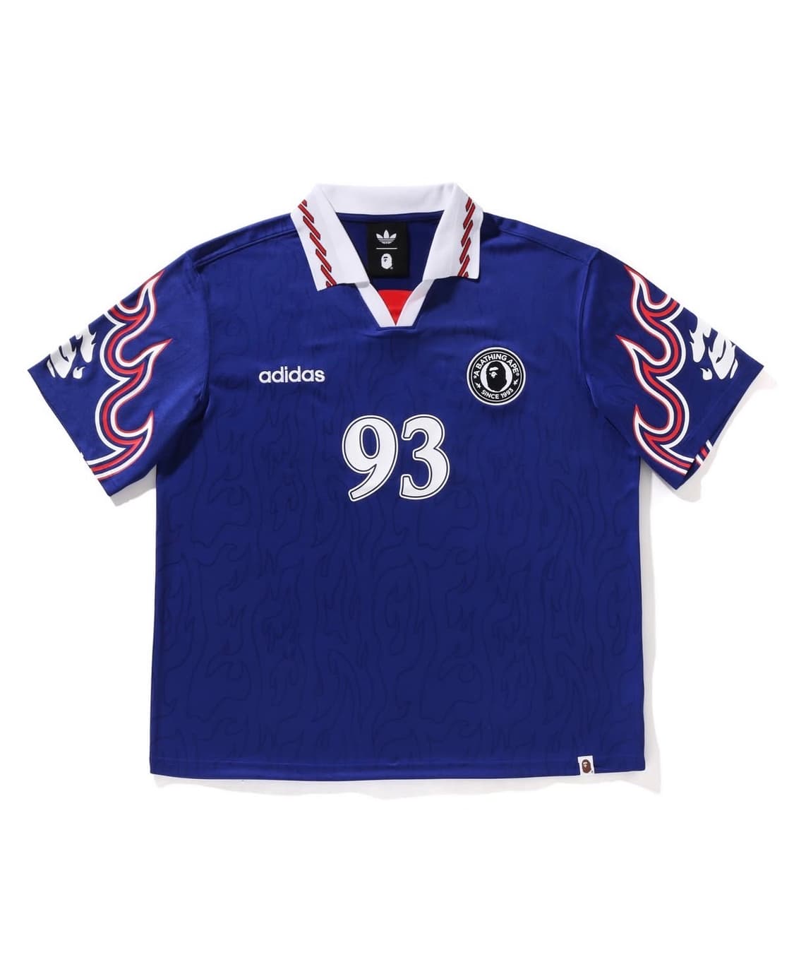 아디다스 x 베이프 숏슬리브 플레임 저지 M사이즈 상품이미지1