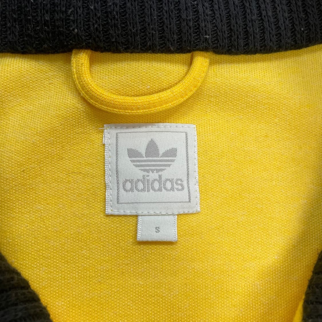 아디다스 재팬 투 포켓 트랙탑 져지 옐로우 블랙 상품이미지4