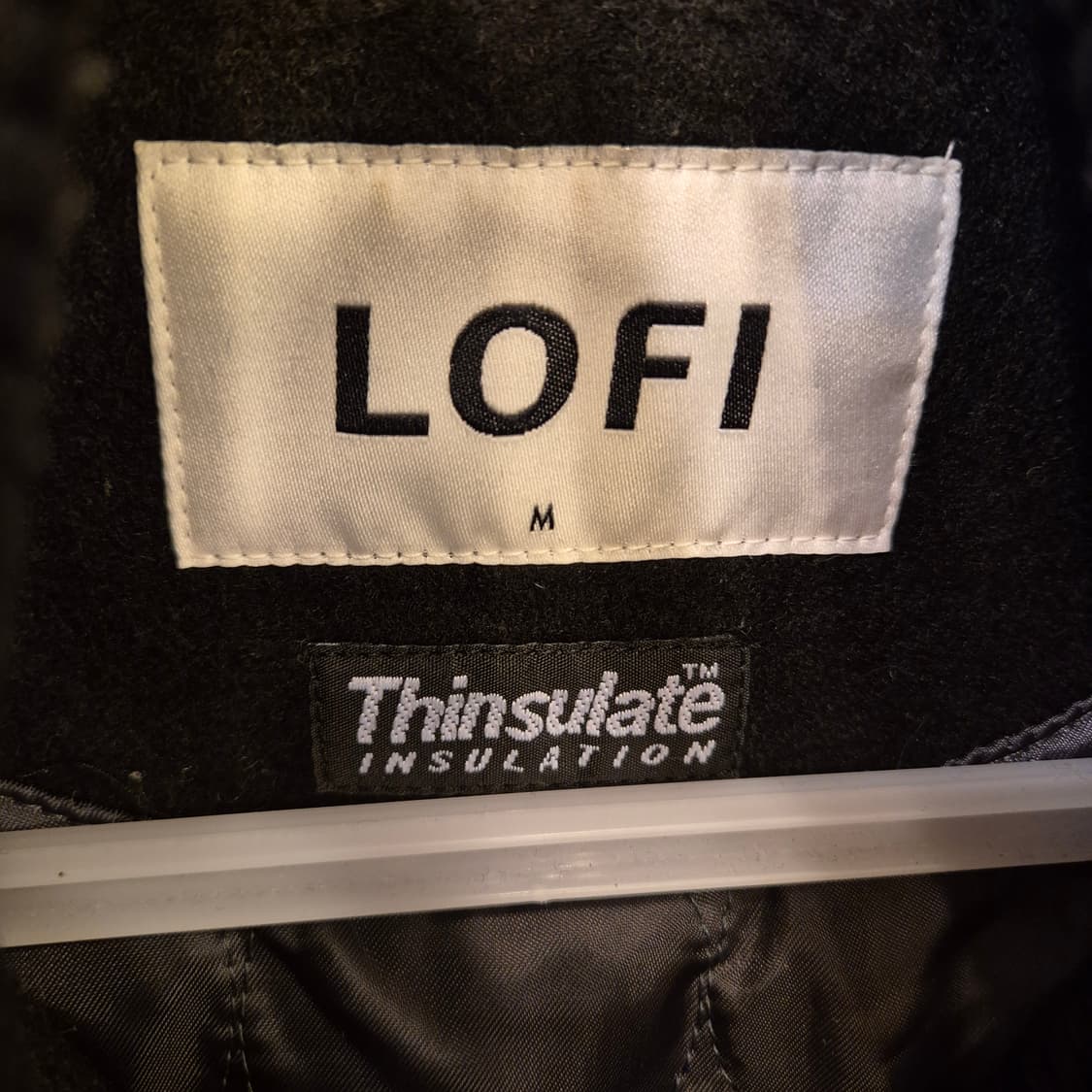 M 양가죽 배색 바시티자켓  상품이미지3