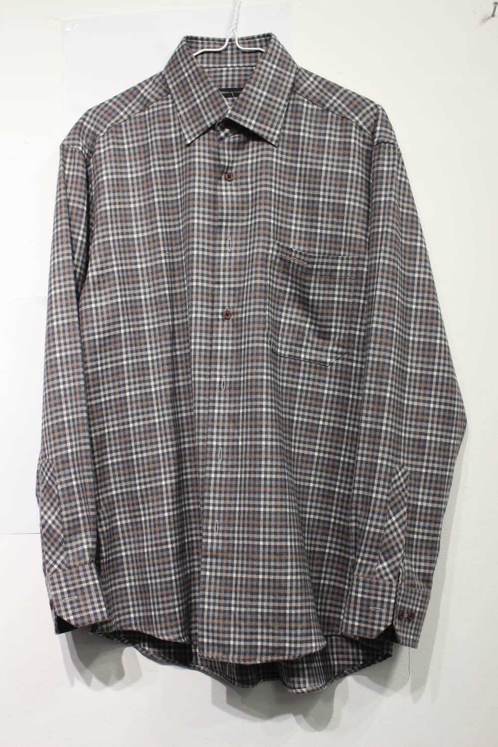 248. 그레이.브라운 체크 셔츠 상품이미지1