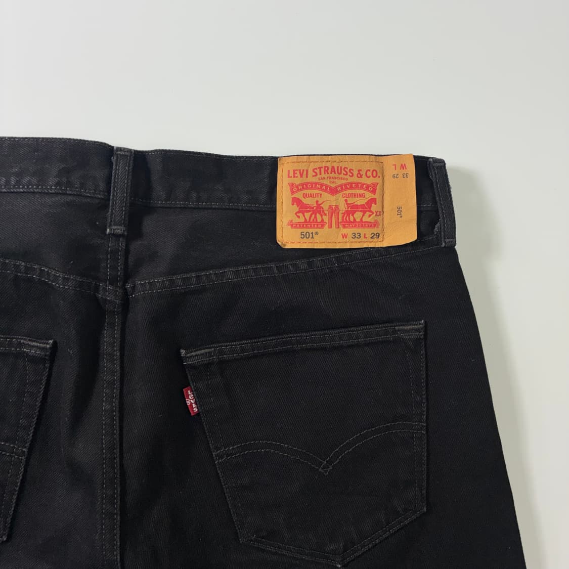 Levi's  리바이스 501 블랙진 데님 팬츠  상품이미지5