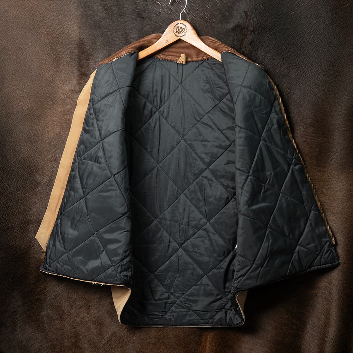 [110] 90s 칼하트 USA 메이드 VQ196 덕 아크틱 베스트  상품이미지7