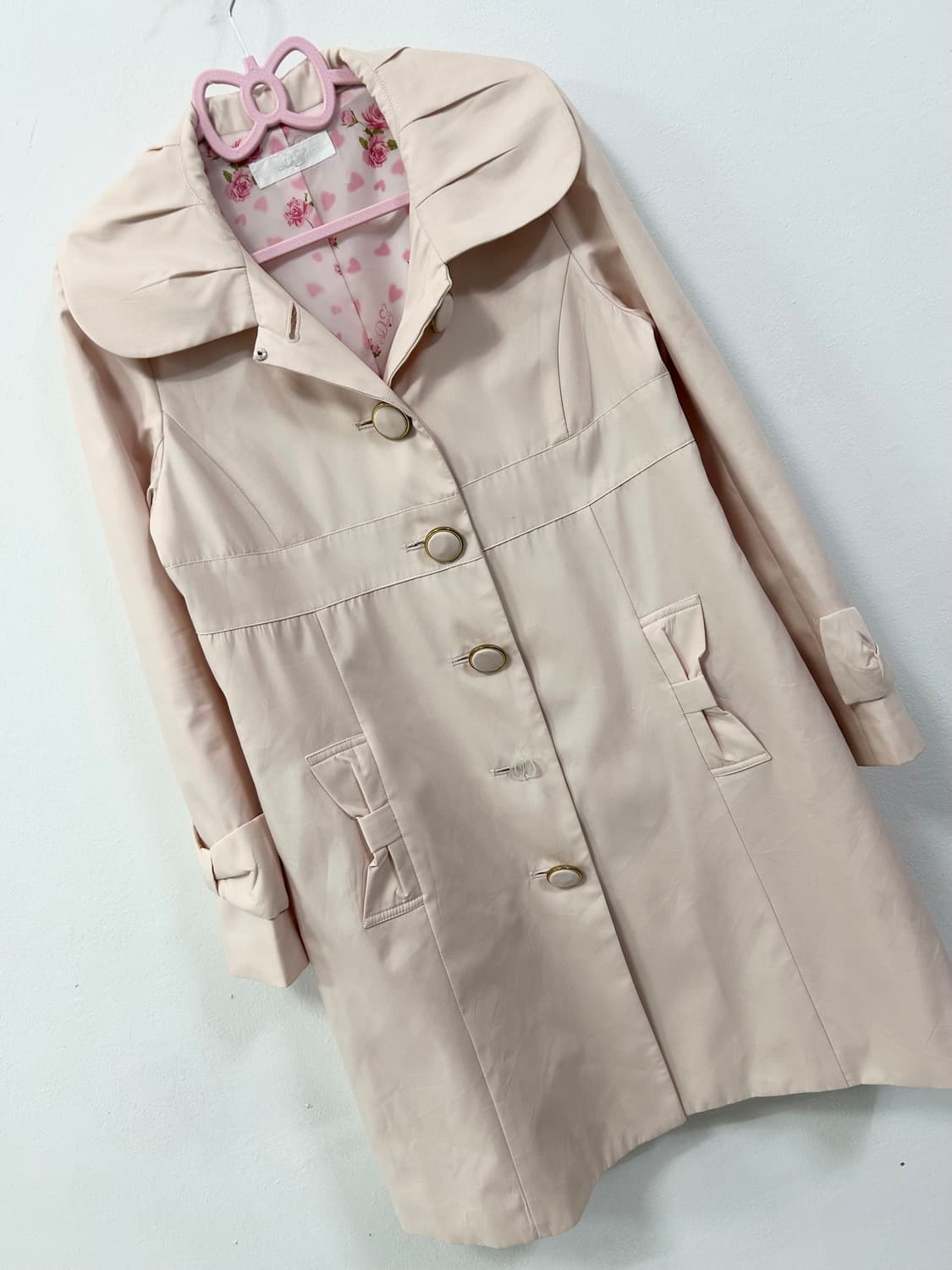 [DEARY] 디어리 히메갸루 로걀 핑크 코트 상품이미지8