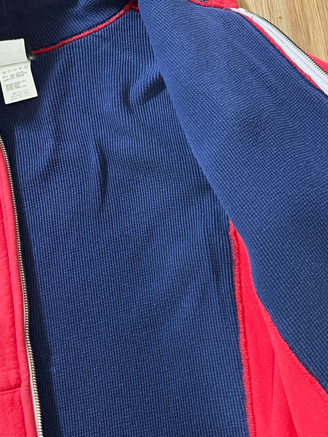 캠버 써멀 와플 더블페이스 후디 집업 made in USA 상품이미지4