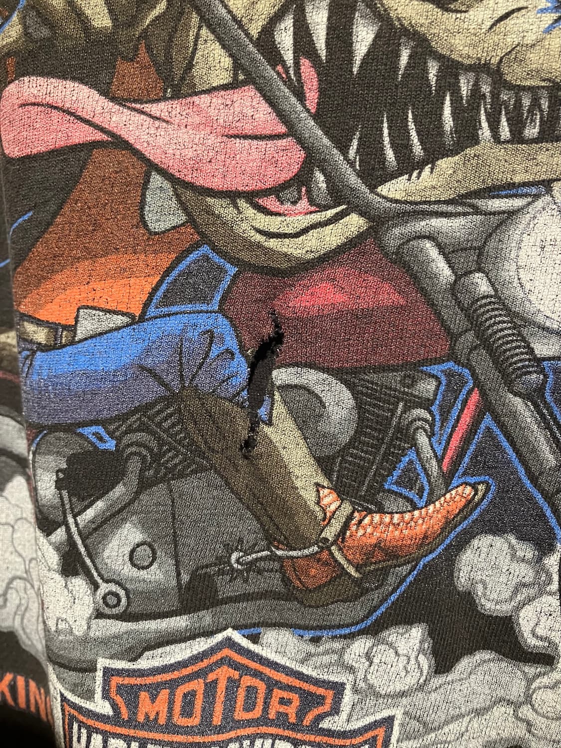 00s USA 빈티지 할리 데이비슨 반팔 티셔츠 상품이미지8