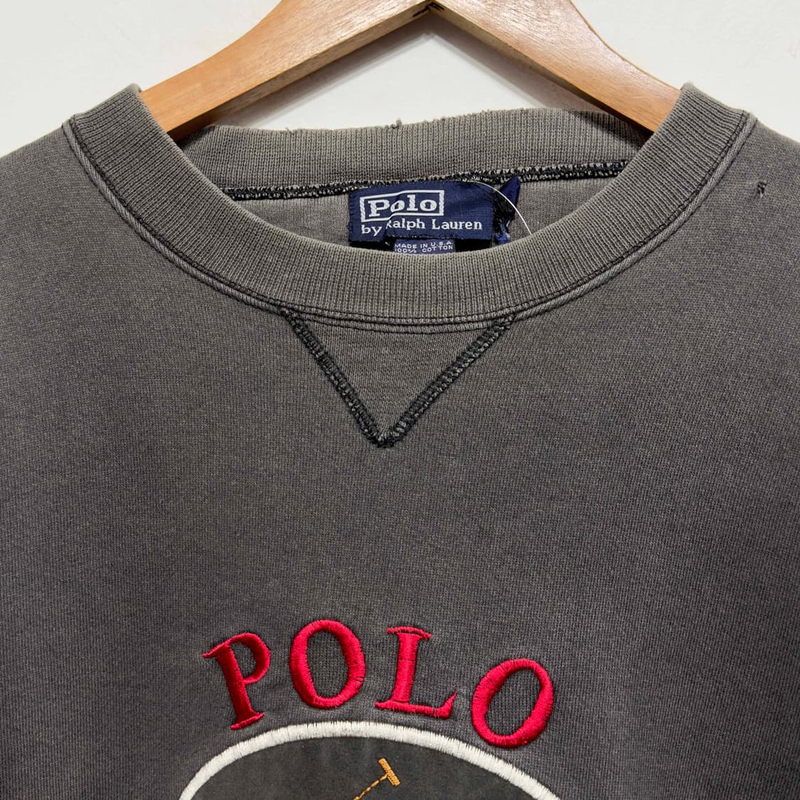 90s 폴로 랄프로렌 스웻셔츠 맨투맨 USA 상품이미지2