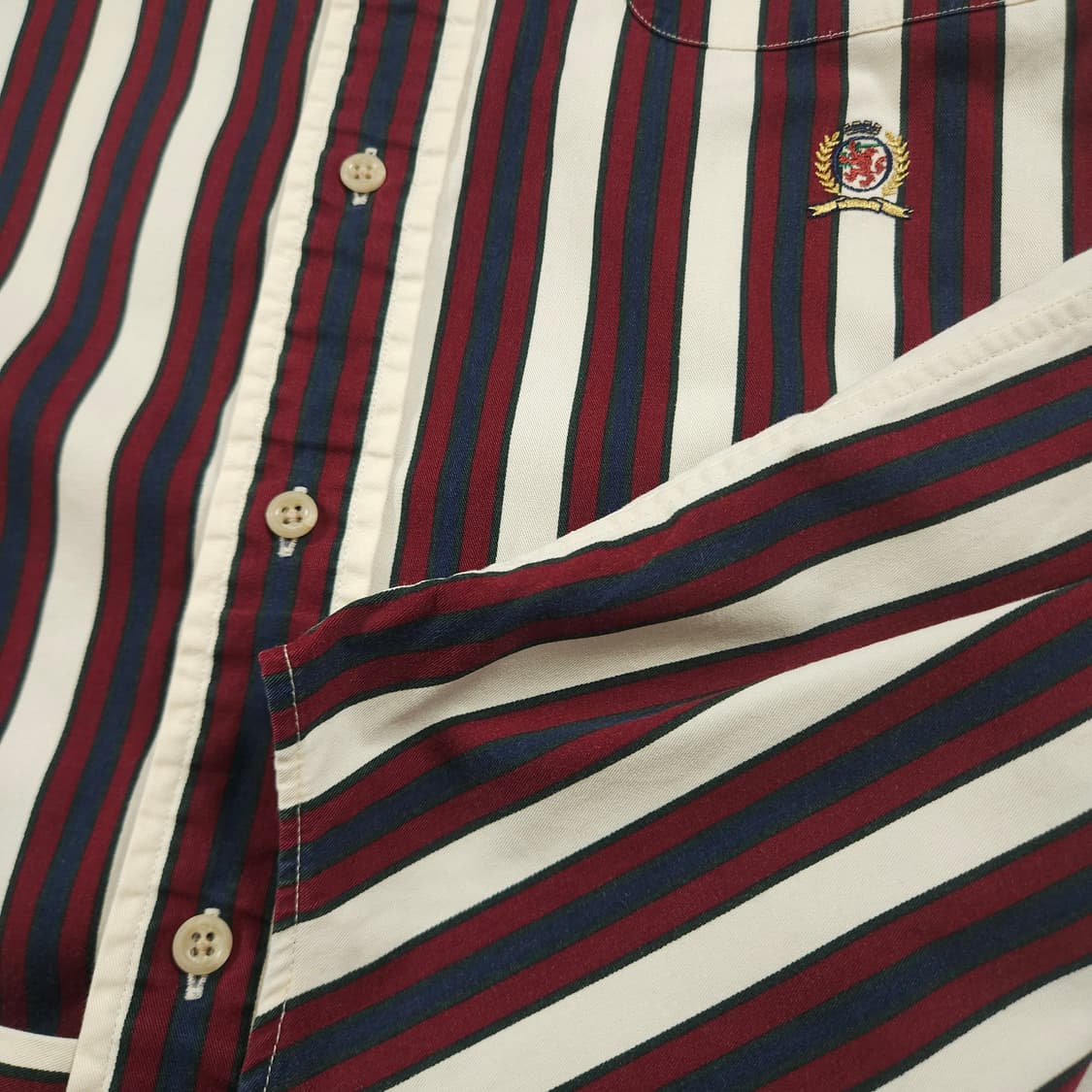 XL(105) 타미 힐피거 스트라이프 월계관 셔츠 상품이미지7