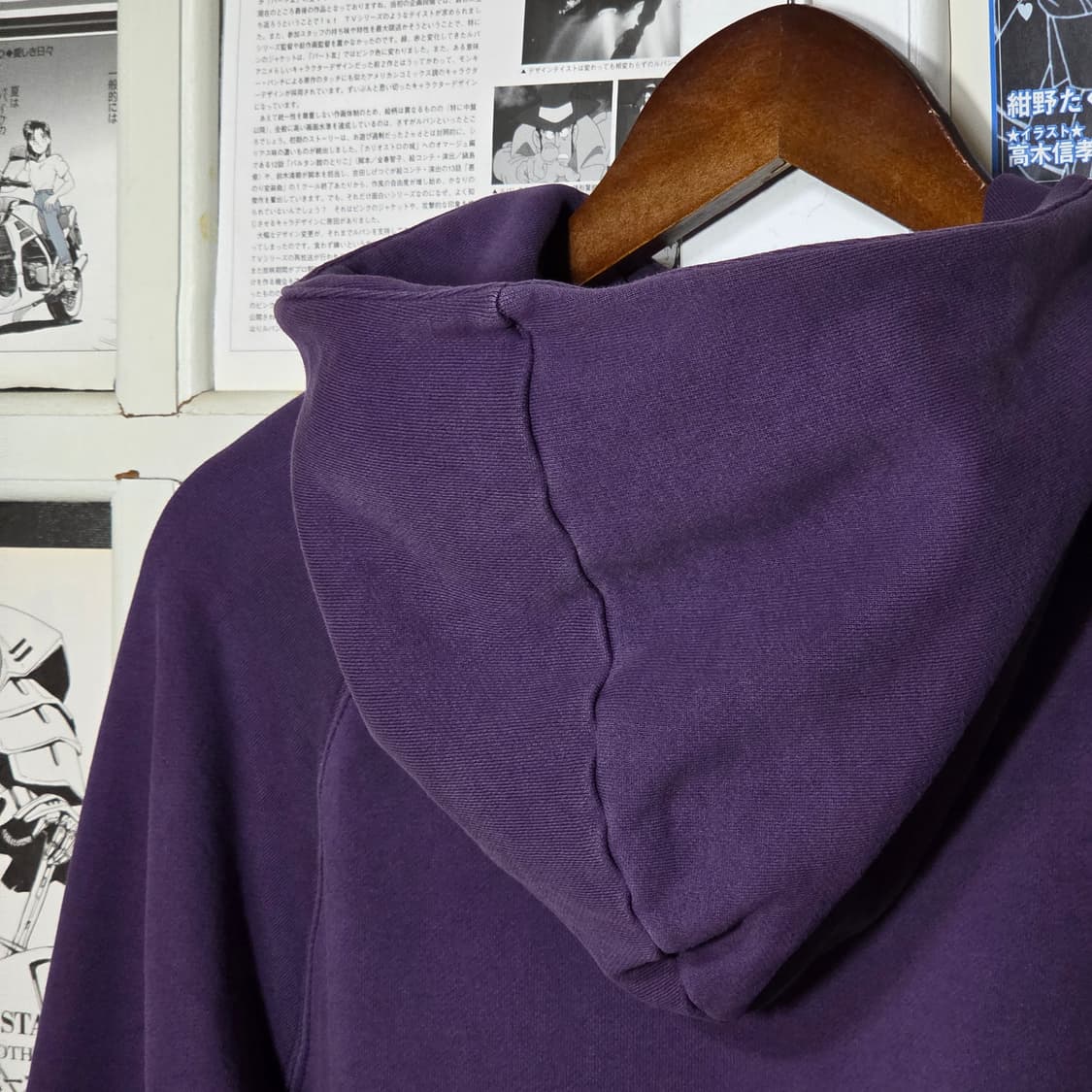 나이키 퍼플 투웨이 스우시 자수 후드집업 상품이미지7